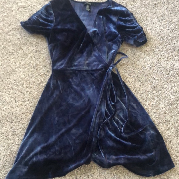 Forever 21 Velvet looking Dress - Picture 1 of 5